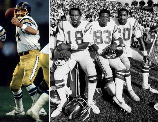 Air Coryell - Dan Fouts, Charlie Joiner, John Jefferson, and Kellen Winslow