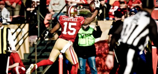 Crabtree emerged as the big play receiver team execs envisioned when they drafted him out of Texas Tech.