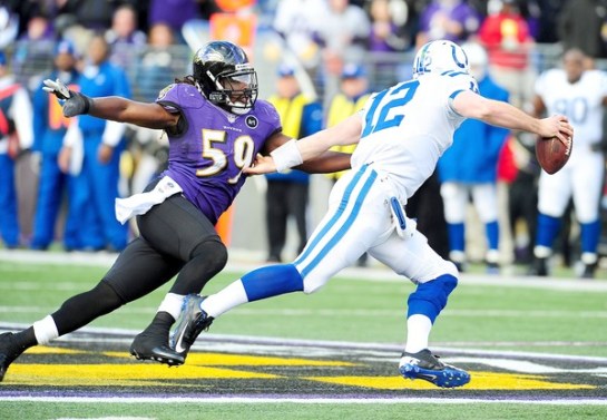 Danell Ellerbe has flown the Ravens coup.