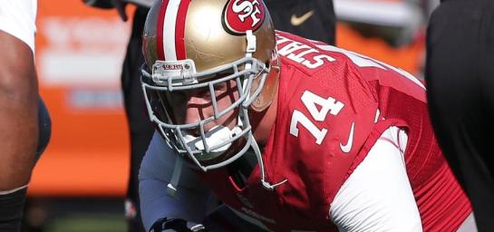 Pro Bowl Tackle Joe Staley should be around the 49er facility for a long time.