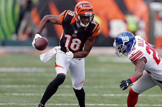 AJ Green is the best young receiver in the AFC, period.