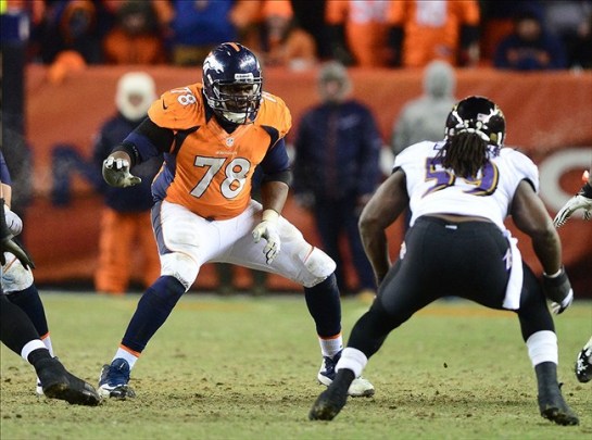 At 6'6 315lbs., Clady has become the prototypical LT and has made the Pro Bowl 3 times in the past five years. He has a long career ahead of him as the Bronco blind side protector.