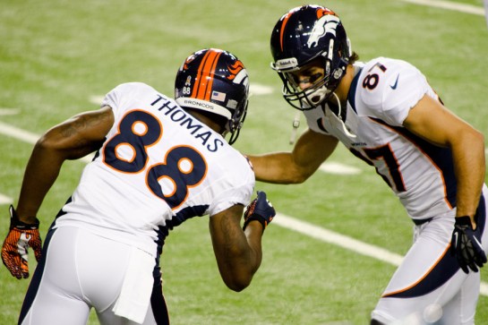 Thomas and Decker are the best Bronco receiver tandem since Rod Smith and Ed McCaffrey. 