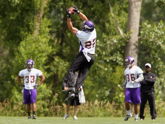 White men can't jump huh?? Think again. Harrison Smith is a true talent at Free Safety. He should make the Pro Bowl in his second season easily.