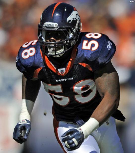 The AFC's best linebacker will see more double teams unless someone can emerge to replace Elvis Dumervil.