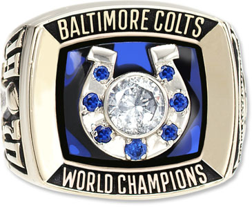The ring commissioned for winning Super Bowl V.