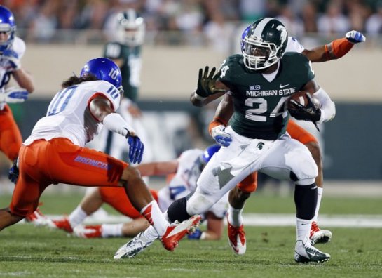 A physical back with quick feet. Bell should be a hit in Pittsburgh.