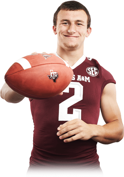 Returning Heisman Trophy winner Johnny Manziel.