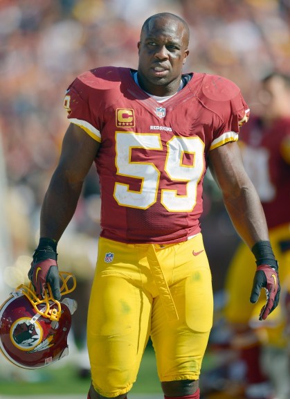 The defense is held together by the ageless London Fletcher.