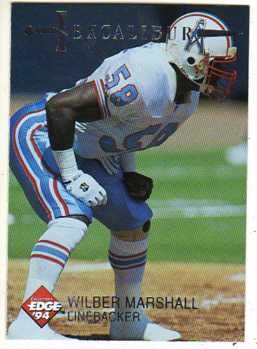 When Buddy Ryan brought in former All Pro Wilber Marshall, the defense took on a totally different tone.