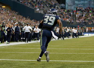 The 6'4 Browner matches  well with Denver's big receivers.