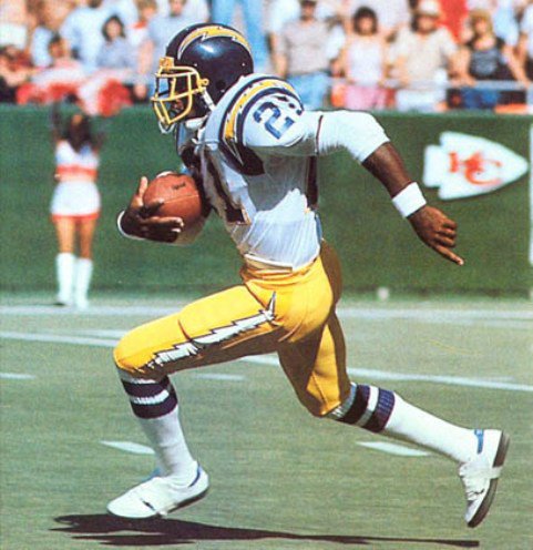 James Brooks burst onto the NFL scene in 1981 out of Auburn.