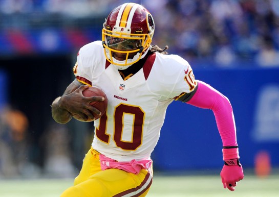 RGIII has to learn to let route options 2 & 3 open up downfield and less of this.