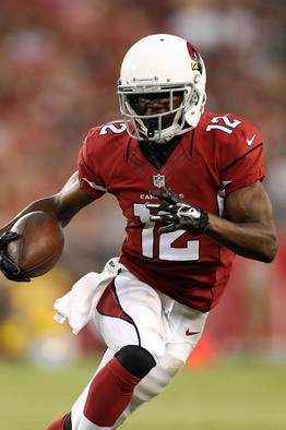 John Brown is the Cardinal's version of the Steelers Antonio Brown. Diminutive and can flat out fly.