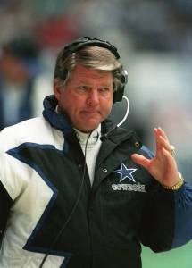 Jimmy Johnson on gameday.