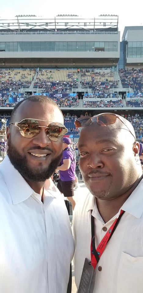 Chancellor with Keith W at Hall