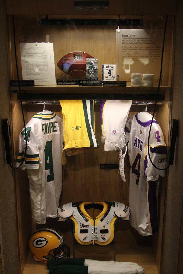 Favre Hall of Fame Locker